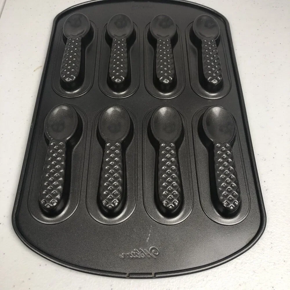 Wilton Cookie Edible Spoons Pan 8 Cavity Cookie Non Stick Sheet Pan